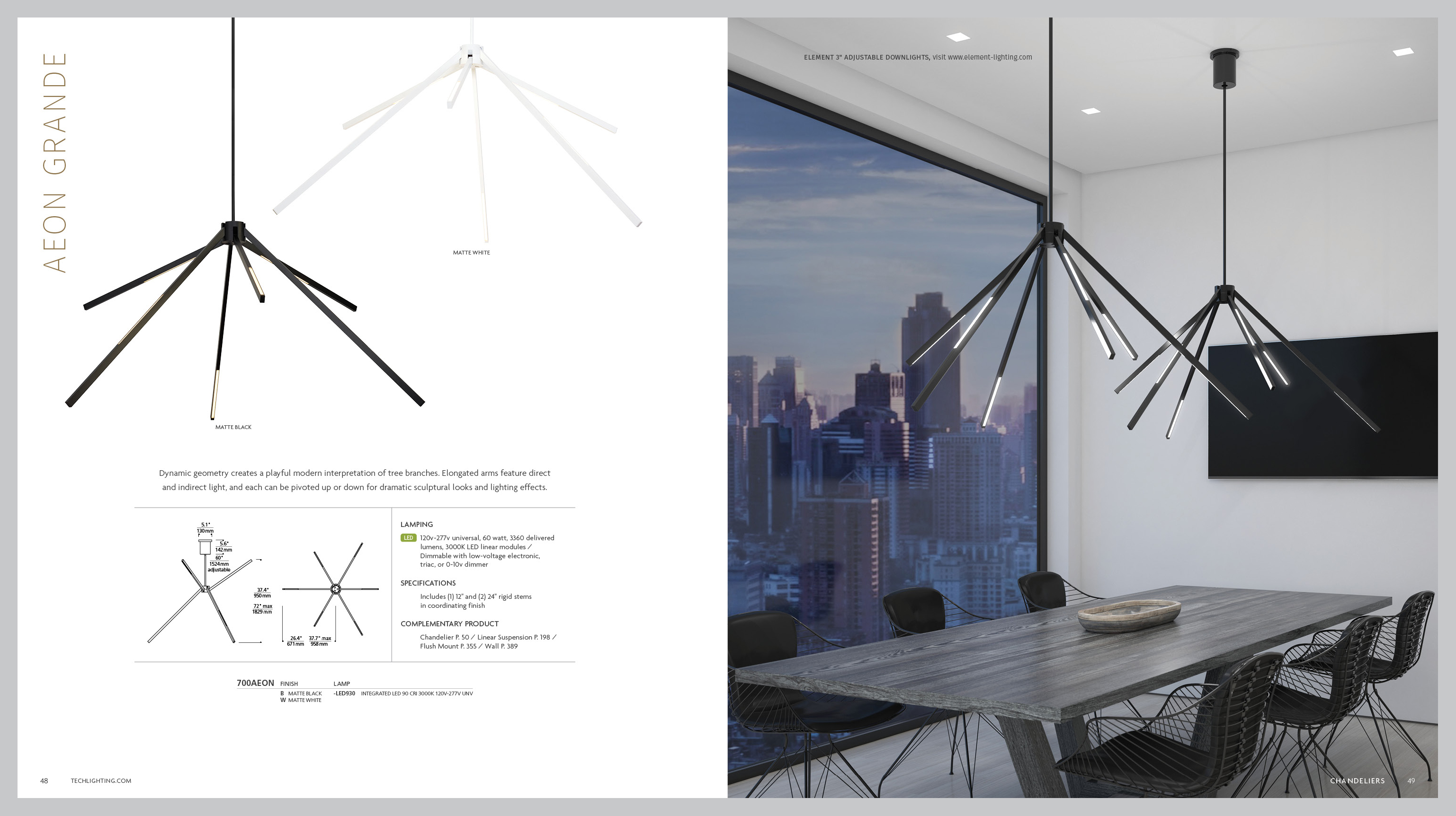 Tech lighting aeon discount